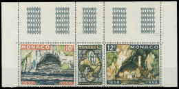 MONACO 1958 Nr 594 Und 595 596 Postfrisch 3ER STR ORA SF11576 - Nuovi