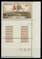 MONACO 1958 Nr 602Lf2u Postfrisch SENKR PAAR X3BA84A - Unused Stamps