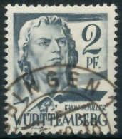 FZ WÜRTTEMBERG 1. AUSGABE SPEZIALISIERT Nr 1 Gestempelt X404876 - Württemberg