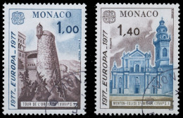 MONACO 1977 Nr 1273-1274 Gestempelt X55D0FE - Used Stamps