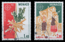 MONACO 1981 Nr 1473-1474 Gestempelt X5A9F82 - Used Stamps