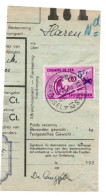 Fragment Bulletin D'expedition, Obliterations Centrale Nettes, BRUXELLES 12 A Pour HAREN - Afgestempeld