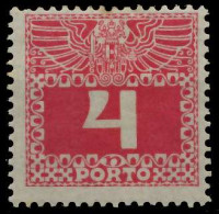 ÖSTERREICH PORTOMARKEN 1908 11 Nr 36y Postfrisch X7428DE - Segnatasse