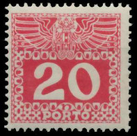 ÖSTERREICH PORTOMARKEN 1908 11 Nr 40z Postfrisch X74292E - Segnatasse