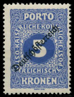 ÖSTERREICH PORTOMARKEN 1919 Nr 73 Postfrisch X742956 - Segnatasse