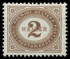 ÖSTERREICH PORTOMARKEN 1900 Nr 23A Postfrisch X7429CA - Portomarken