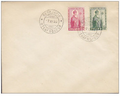Iceland Islande 1950 -  Envelope Premier Jour - FDC