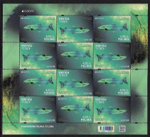 POLONIA /POLAND /POLSKA /POLEN /POLOGNE - EUROPA-CEPT 2024 -"UNDERWATER FLORA And FAUNA".- SHEET Of The 12 STAMPS MINT - 2024