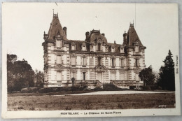 CPA MONTBLANC 34 Le Château De Saint Pierre - Autres & Non Classés