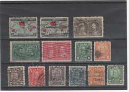 Canada - Kanada, Lot Of Used Stamps Ex 1898-c. 1930, 13 Stamps - Usados