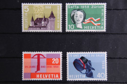Schweiz 653-656 Postfrisch #GB521 - Autres & Non Classés