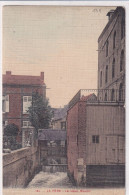 La Fère (02 Aisne) Le Vieux Moulin - Carte édition Toilée Colorisée Circulée 1910 - Autres & Non Classés