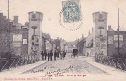 La Fère (02 Aisne) Porte Du Bourget - Coll. RF N° 5408 Circulée 1905 Du Cachet Perlé De Jussy - Autres & Non Classés