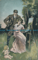 R006757 Old Postcard. Woman With Man. B. B. London - Other & Unclassified