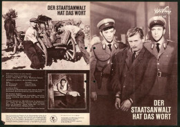 Filmprogramm PFP Nr. 115 /65, Der Staatsanwalt Hat Das Wort, Edmund Fetting, Tadeusz Lomnicki, Regie: Wlodzimierz Haupe  - Magazines