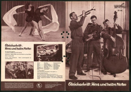 Filmprogramm PFP Nr. 25 /66, Gleichschritt, Herz Und Heitre Noten, Gyula Bodrogi, Manyi Kiss, Regie: Tamas Fejer  - Revistas