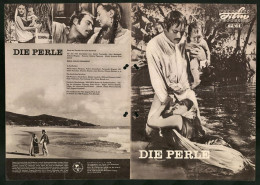 Filmprogramm PFP Nr. 62 /64, Die Perle, Maria Elena Marques, Pedro Armendariz, Regie: Emilio Fernandez  - Zeitschriften