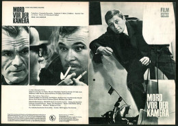 Filmprogramm Film Für Sie Nr. 96 /66, Mord Vor Der Kamera, Radovan Lukavsky, Jan Triska, Regie: Eva Sadkova  - Zeitschriften