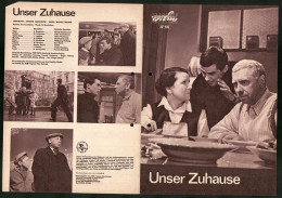 Filmprogramm PFP Nr. 17 /66, Unser Zuhause, A. Papanow, N. Sasonowa, Regie: Wassili Pronin  - Riviste