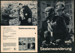 Filmprogramm PFP Nr. 8 /66, Seelenwanderung, Hanns Lothar, Wolfgang Reichmann, Regie: Rainer Erler  - Revistas