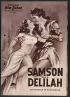 Filmprogramm IFB Nr. 01310, Samson Und Delilah, Hedy Lamarr, Victor Mature, Regie: Cecil B. DeMille  - Revistas
