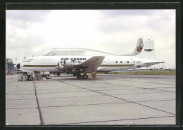 AK Wap11, TR-LXN Douglas DC-6B Air Gabon Am Beladen  - 1946-....: Moderne