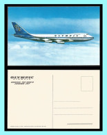 GREECE -GRECE-HELLAS: AIRPLANE BOEING 747-200.B Olympic Airways.  Advertising Postcard - Lettres & Documents