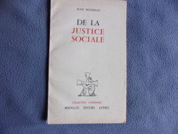 De La Justice Sociale - Zonder Classificatie