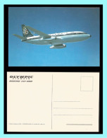 GREECE - GRECE-HELLAS:AIRPLANE BOEING 737-200. Olympic Airways.  Advertising Postcard - Covers & Documents