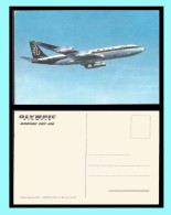 GREECE -GRECE-HELLAS: AIRPLANE BOEING 747-200.B Olympic Airways.  Advertising Postcard - Cartas & Documentos