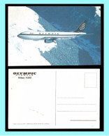 GREECE - GRECE-HELLAS:  AIRPLANE BOEING 707-320./Olympic Airways. Advertising Postcard - Cartas & Documentos