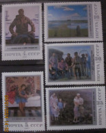 RUSSIA ~ 1987 ~ S.G. NUMBERS 5806 - 5810, PAINTINGS. ~ MNH #03652 - Nuevos