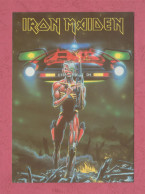 Iron Maiden-Somewhere On Tour- Heavy Metal Band-  Standard Size, Divided Back, New. Ed. Reflex Marketing Ltd N°292. - Musik Und Musikanten