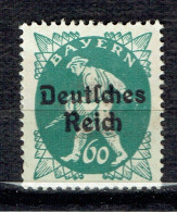 Série Courante Surchargée "Deutsches Reich" : Semeur - Unused Stamps