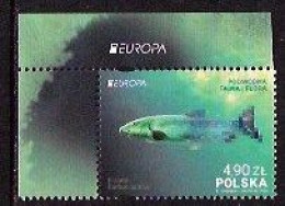POLONIA /POLAND /POLSKA /POLOGNE - EUROPA-CEPT 2024 -"UNDERWATER FLORA And FAUNA".- SERIE De 1 V.- CH-SUP-IZQ-EUR - 2024