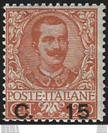 1905 Italia 15c. Su 20c. Arancio MNH Sassone N. 79 - Andere & Zonder Classificatie