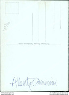 Bn366 Autografo Su Cartolina Alberto Camerini Cantante  Personaggi Famosi - Autres & Non Classés