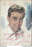 Bn357 Autografo Su Cartolina Di Teddy Reno Attore Actor Personaggi Famosi - Andere & Zonder Classificatie