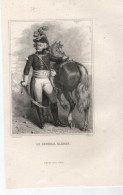 Gravure Sur Acier 1844 Militaria General Kleber - Autres & Non Classés