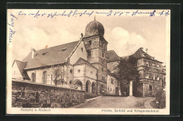 AK Redwitz A. Rodach, Kirche, Schloss Und Kriegerdenkmal  - Bad Rodach