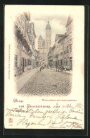 AK Braunschweig, Weberstrasse Mit Andreaskirche  - Braunschweig