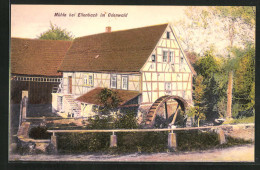 AK Ellenbach I. Odenwald, Mühle Mit Gutshaus U. Wasserrad  - Odenwald