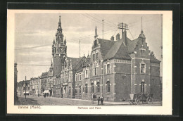 AK Dahme, Rathaus Und Post  - Dahme