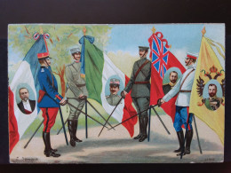 Alleanza 1° Guerra Mondiale - Cartolina Viaggiata + Spese Postali - War 1914-18