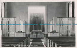 R006086 Interior. St. Matthews Church. Millbrook. Jersey. RA. RP - Monde
