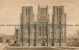 R006920 Wells Cathedral. West Front. T. W. Phillips - Monde