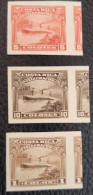 C)83, 84, 85. 1911. COSTA RICA. ANTILLES CRUISE SERIES. CARD BOARD PROOF SET. MNH. - Costa Rica