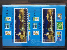 UNGHERIA 1982 - 10° Anniversario Sicurezza Europea - BF 159A/159B - Nuovi ** + Spese Postali - Blocks & Sheetlets