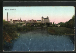 AK Jung Bunzlau / Mlada Boleslav, Blick Vom See Zur Stadt  - Tchéquie