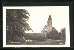 AK Stechovice N. Vlt., Blick Zur Kirche  - Tchéquie